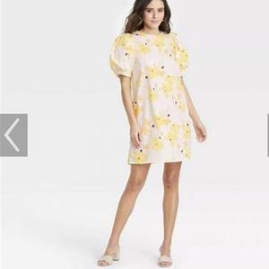 A New Day floral shift dress
